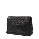 シャネル マトラッセ ココマーク チェーン ショルダーバッグ ハンドバッグ ブラック ラムスキン レディース CHANEL 【中古】